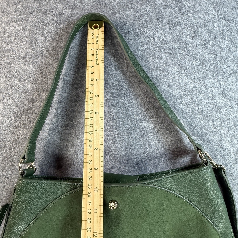 Lauren Conrad LC Womens Purse Gibson Green Bucket Bag Soft Minimal Crossbody - Picture 4 of 11